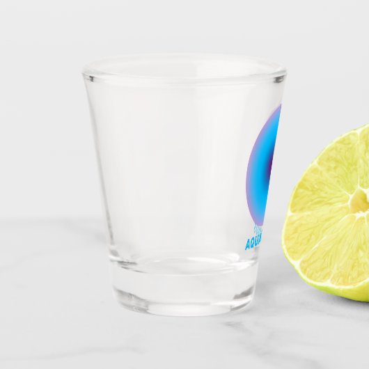 Verre A Shot SYMBOLE Zodiaque Aquarius (Gauche)