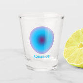 Verre A Shot SYMBOLE Zodiaque Aquarius (Devant)