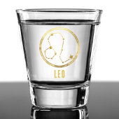 Verre A Shot SYMBOLE Zodiaque Léo Astrologie Horoscope Or