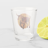 Verre A Shot SYMBOLE Zodiaque Taurus (Dos)