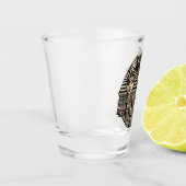 Verre A Shot Symboles historiques anciens Style de tatouage (Gauche)