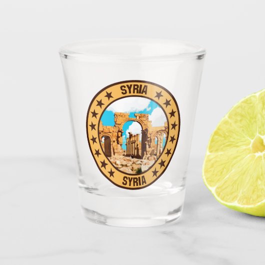 Verre A Shot Syrie (Devant)