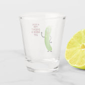 Verre A Shot T-Shirt au concombre vert (Dos)