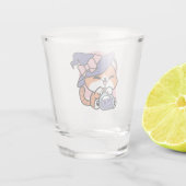 Verre A Shot Tabby Witch Brew – Cute Halloween Cat Design (Dos)