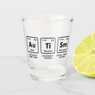 Verre A Shot Tableau périodique des éléments de sensibilisation