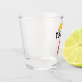 Verre A Shot Taco Trump chasse toujours les poulets (Gauche)
