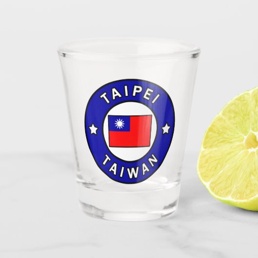 Verre A Shot Taipei Taïwan (Devant)