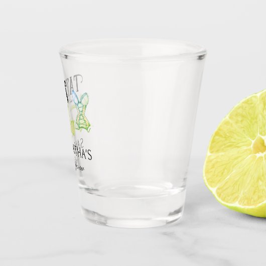 Verre A Shot Tatas & Tequila Fête de mariage moderne sur le thè (Droite)