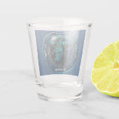 Verre A Shot Taurus Zodiac personnalisable (Dos)