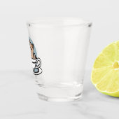 Verre A Shot Tea Time Meow Time - Cute Cat and Tea Design (Droite)