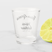 Verre A Shot Team Groom Shotglass Wedding Favor (Dos)