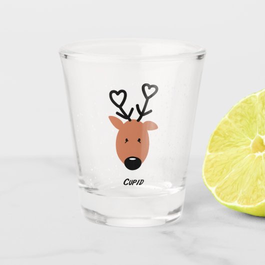 Verre A Shot Team Reindeer - Cupid (Devant)
