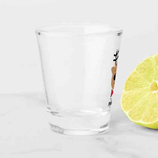 Verre A Shot Team Reindeer - Prancer (Gauche)