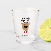 Verre A Shot Team Reindeer - Prancer (Devant)