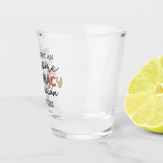 Verre A Shot Technicien en pharmacie Awesome Technologie en pha (Droite)