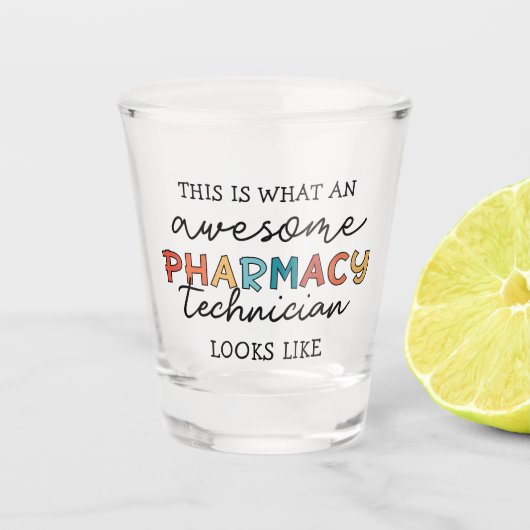 Verre A Shot Technicien en pharmacie Awesome Technologie en pha (Devant)