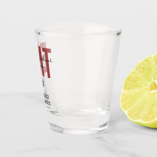 Verre A Shot Technicien Médicale d'urgence EMT personnalisé (Droite)