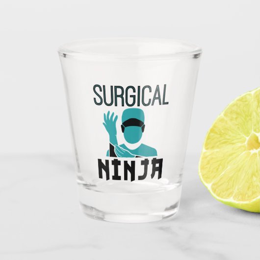 Verre A Shot Technologue en chirurgie Ninja Scrub (Devant)