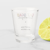 Verre A Shot Technologue en numérisation CAT personnalisée Cade (Dos)