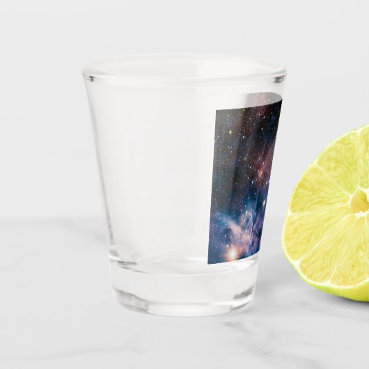 Verre A Shot Télescope Nebula Hubble Carina Rouge et Bleu (Gauche)