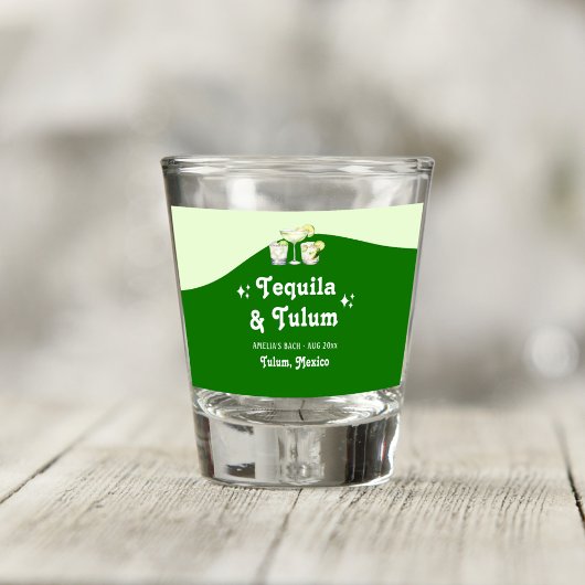 Verre A Shot Tequila Citron Vert & Enterrement de Vie de Jeune