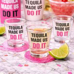 Verre A Shot Tequila Made Us Do It   Équipe de choc pour mariag