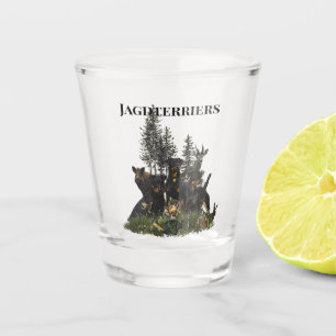 Verre A Shot Terrier de chasse allemand (Jagdterrier)