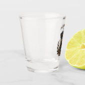 Verre A Shot Térrier de chasse, Logo de chasse (Gauche)