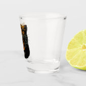 Verre A Shot Tête d'attaque du léopard (Droite)