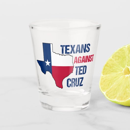 Verre A Shot Texans contre l'élection de Ted Cruz 2024 (Devant)