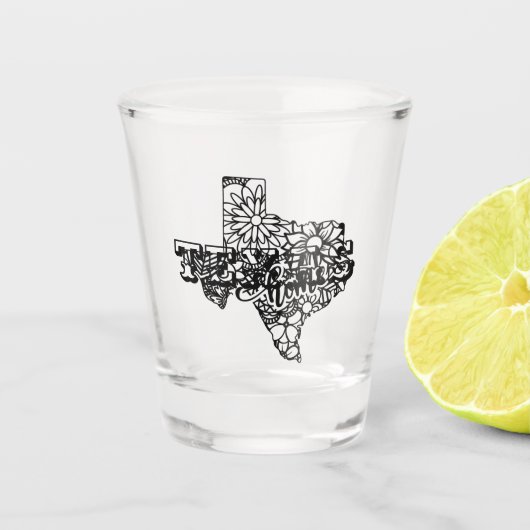 VERRE A SHOT TEXAS (Devant)