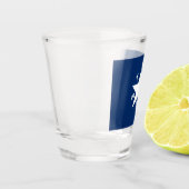 Verre A Shot Texas Republic Drapeau Tiré (Gauche)