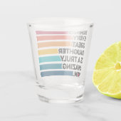 Verre A Shot Texte d'expression de conception mignonne pour la (Dos)