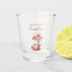 Verre A Shot Thé Bohème de Mariage Floral Vintage Shower de Mar