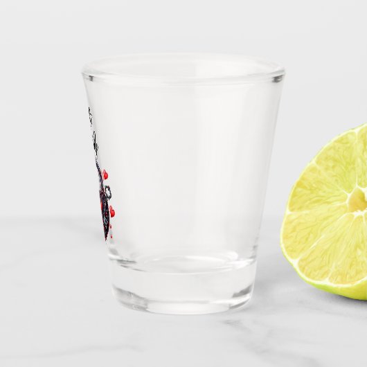 Verre A Shot The Bride Goth Heart Lock and Key (Droite)