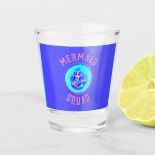 Verre A Shot Thème de fête d'anniversaire de l'équipe de sirène