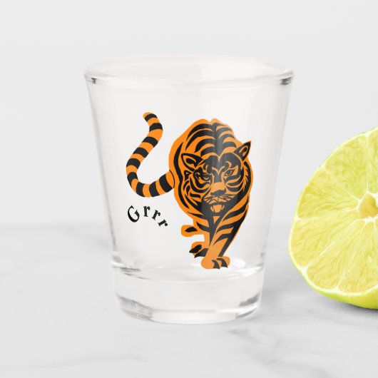 Verre A Shot Tigre (Devant)