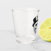 Verre A Shot Til Death Mr et Mme Mariage Skulls (Gauche)
