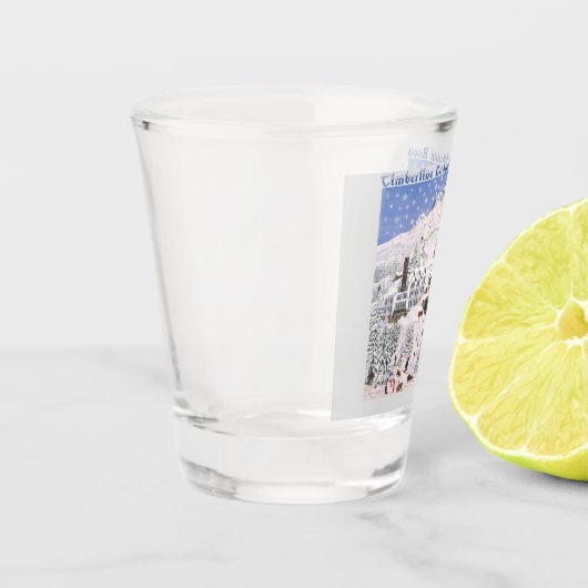 Verre A Shot Timberline Lodge ~ Coussin Mount Hood (Gauche)