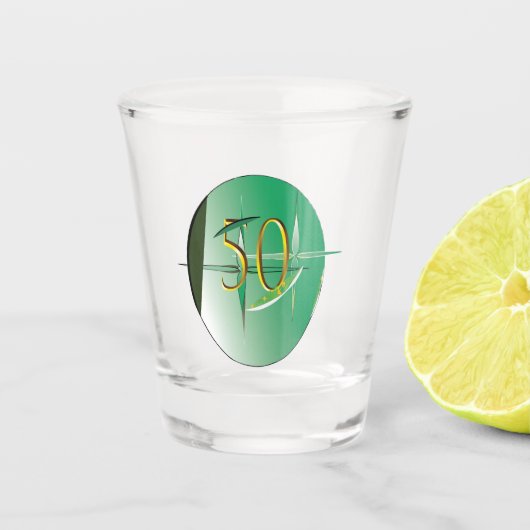 Verre A Shot Tiré Pour 50 (Devant)