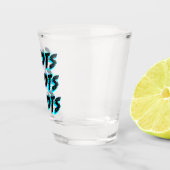 Verre A Shot Tirs Tirs Tirs Bleu (Droite)