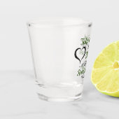 Verre A Shot Toast de mariage Take A Shot (Gauche)