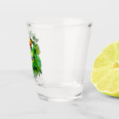 Verre A Shot Toco Toucan avec drapeau brésilien (Droite)