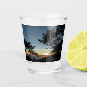 Verre A Shot Torrey Pine Sunset III Paysage californien