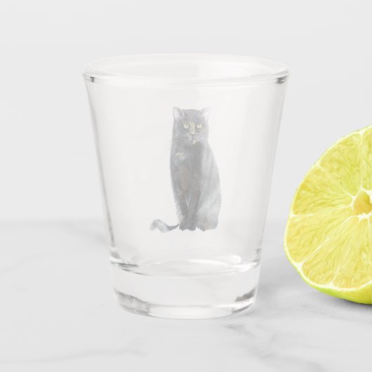 Verre A Shot Tortoise Shell Kitty Cat (Dos)
