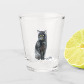 Verre A Shot Tortoise Shell Kitty Cat (Devant)