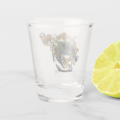 Verre A Shot Tortue de mer bleu vert (Dos)