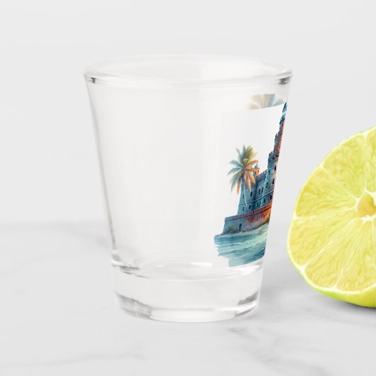 Verre A Shot Tortugas sèche Tortugas National Park Turtle (Gauche)