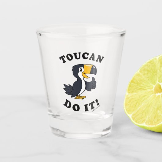 Verre A Shot Toucan le fait (Devant)