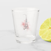 Verre A Shot Tour Eiffel Paris romantique (Dos)